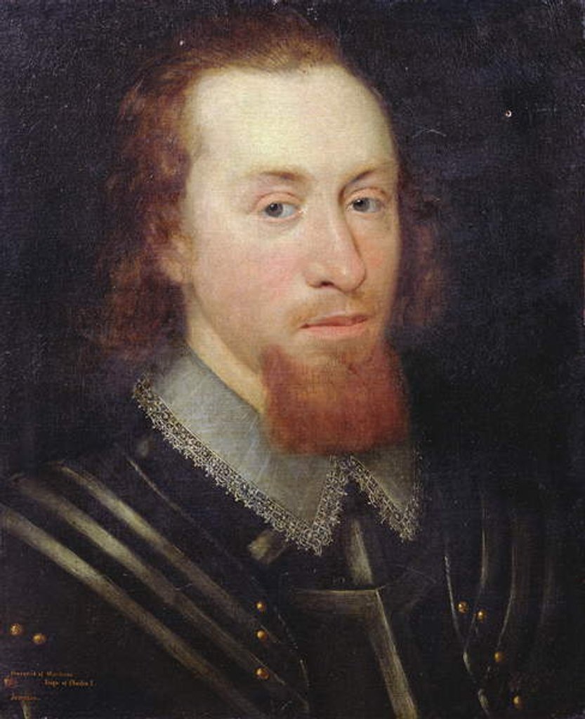 Detail of Portrait of James Graham, Marquis of Montrose, c.1640 by George Jamesone