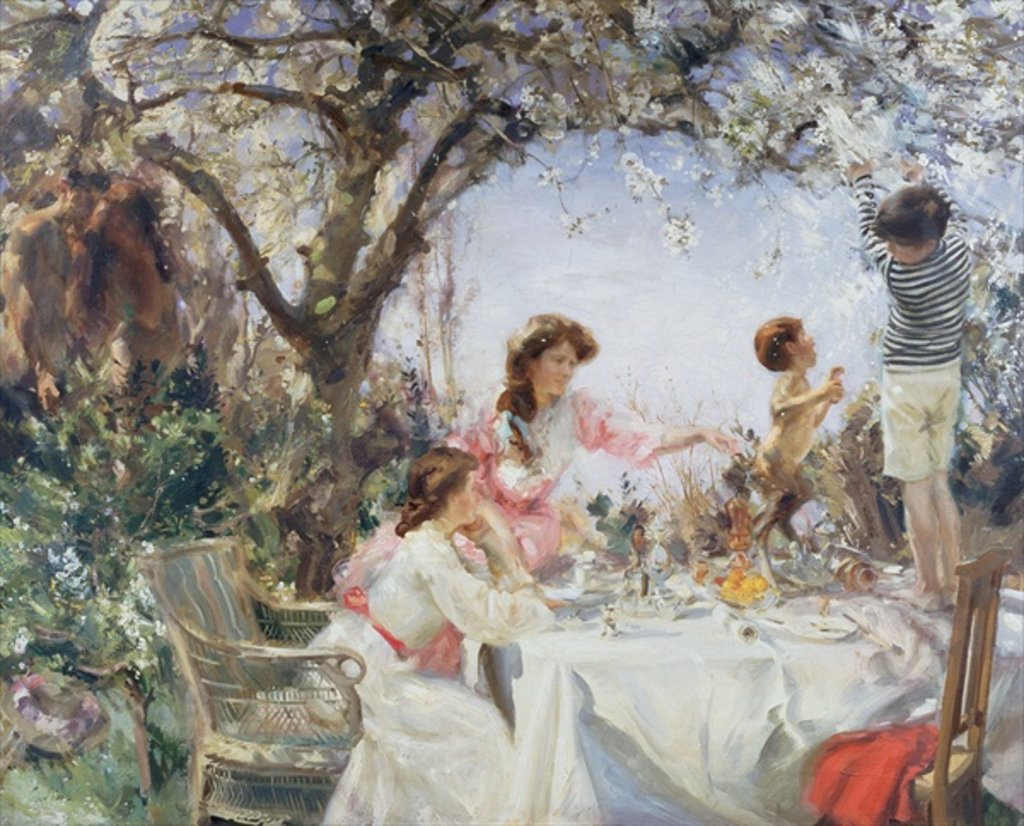 Detail of The Little Faun by Charles Sims