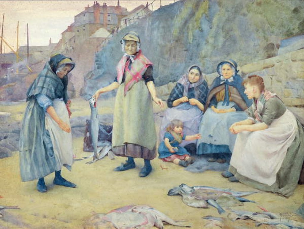 Detail of Showing Fish, 1891 by Thomas Cooper Gotch