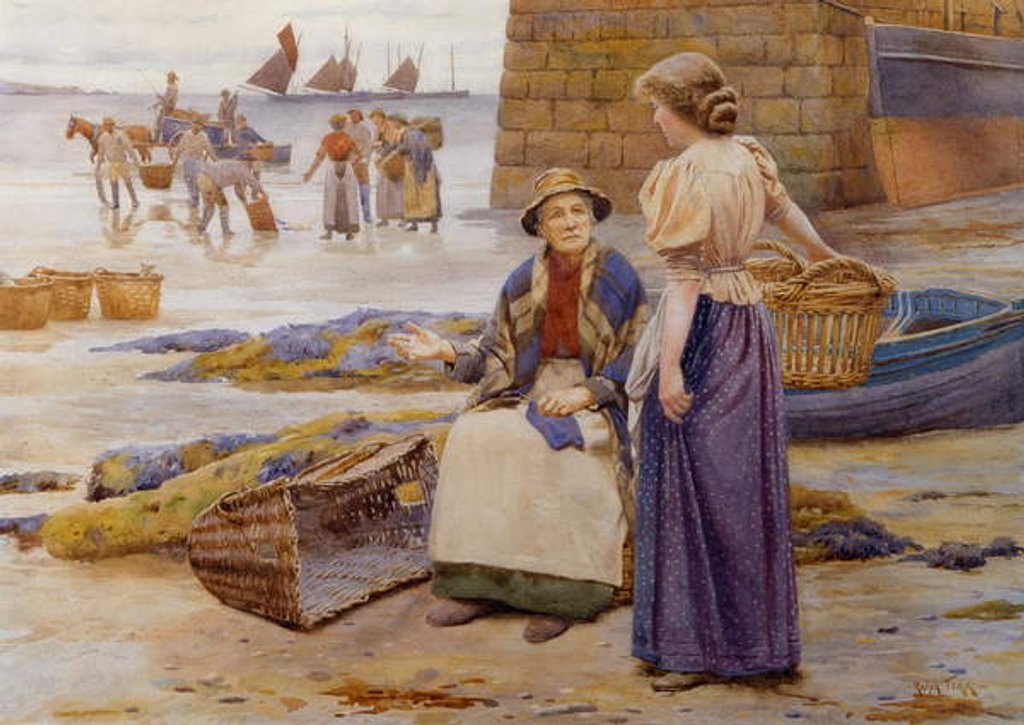 Detail of Harvesters of the Sea by Ralph Todd