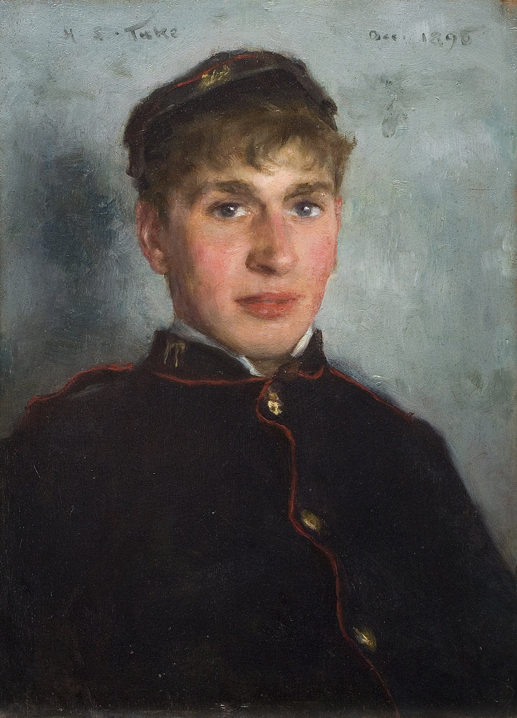 Detail of Portrait of William J. Martin, 1890 by Henry Scott Tuke
