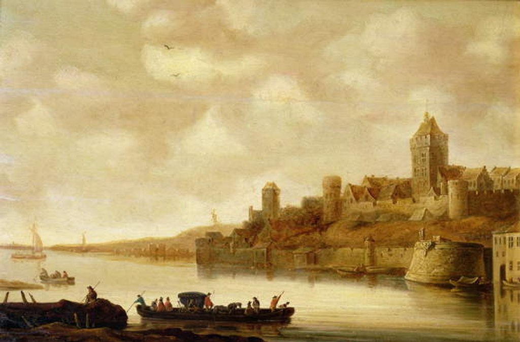 Detail of View of Nijmegen, Netherlands after 1643 by Jan Josephsz van Goyen