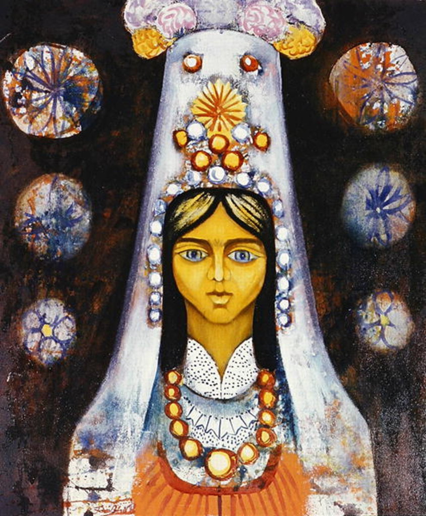 Detail of Woman's Head, 1968 by Radi Nedelchev