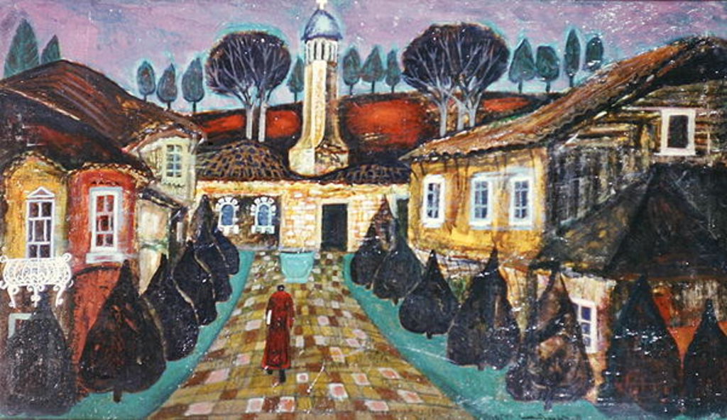 Detail of At Dawn, 1975 by Radi Nedelchev