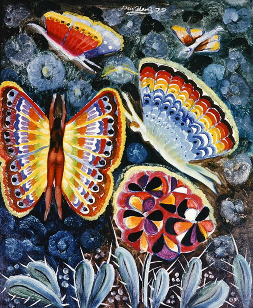 Detail of Wings, 1979 by Radi Nedelchev