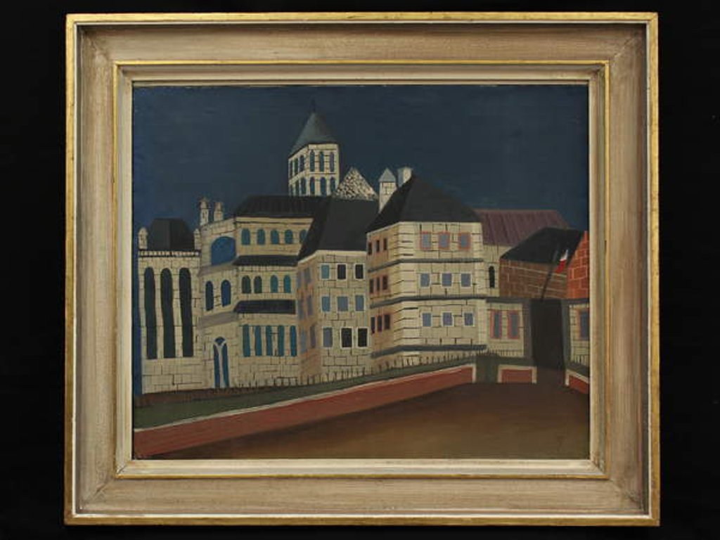 Detail of Cathedral, Conques, c.1938 by Frank Coombs