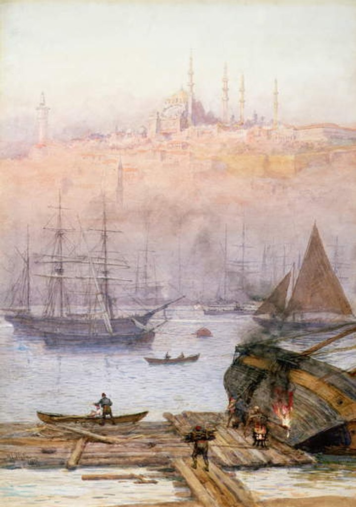 Detail of The Golden Horn, 1896 by William Lionel Wyllie