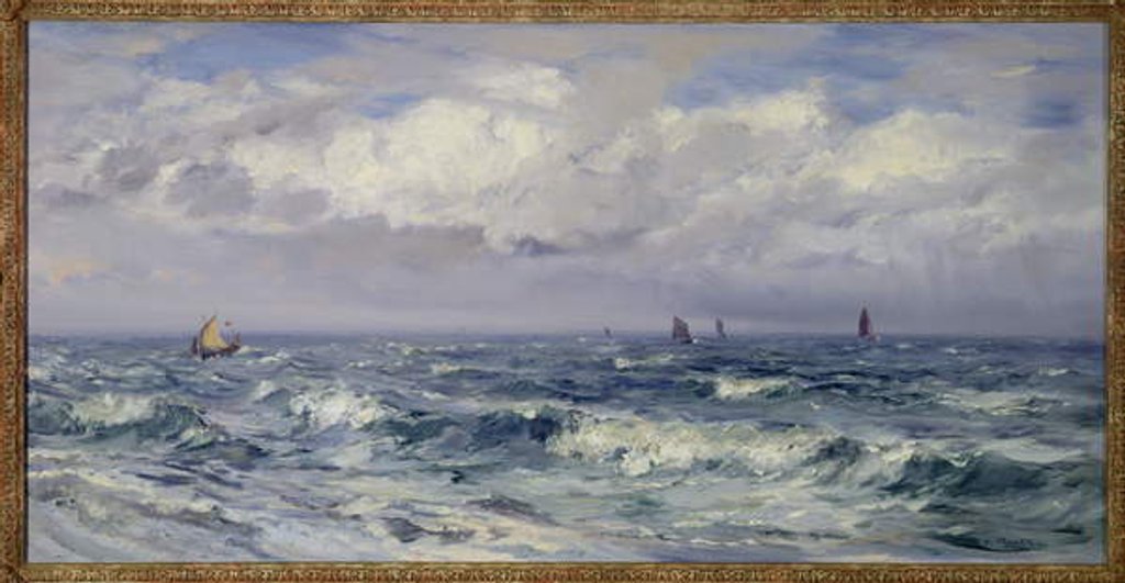 Detail of Squally Weather, South Coast by Henry Moore