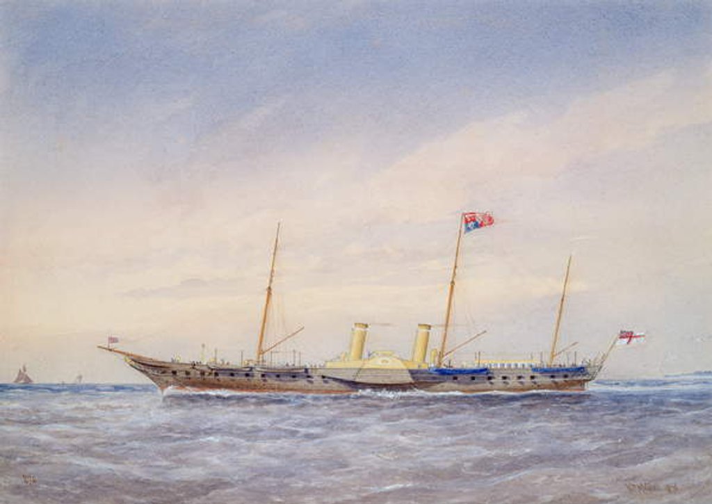 Detail of The Royal Yacht Osbourne, 1876 by William Frederick Mitchell