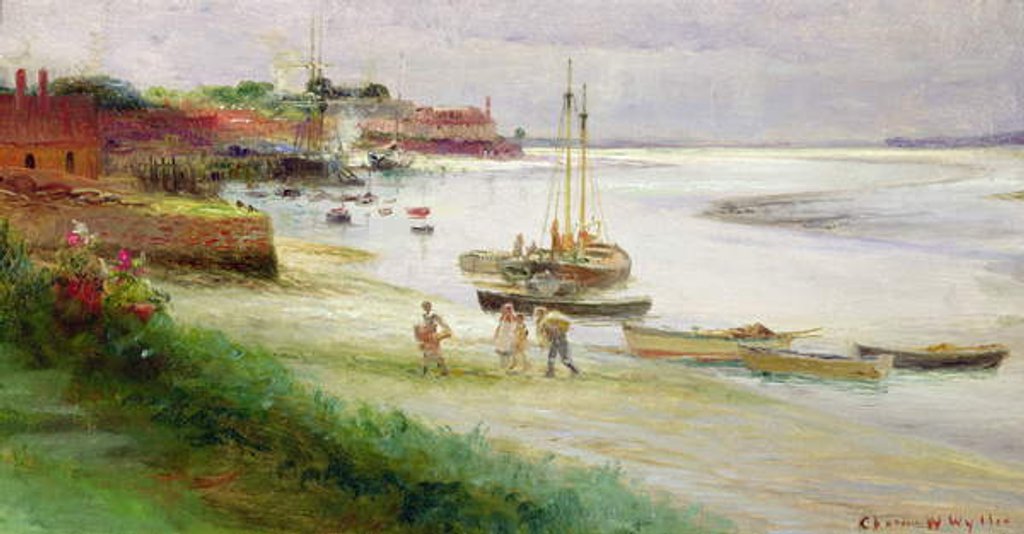 Detail of Family Disembarking at Low Water by William Lionel Wyllie