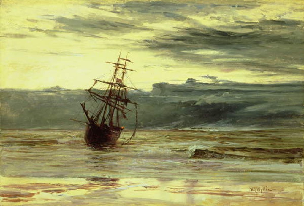 Detail of Dawn after a Storm by William Lionel Wyllie