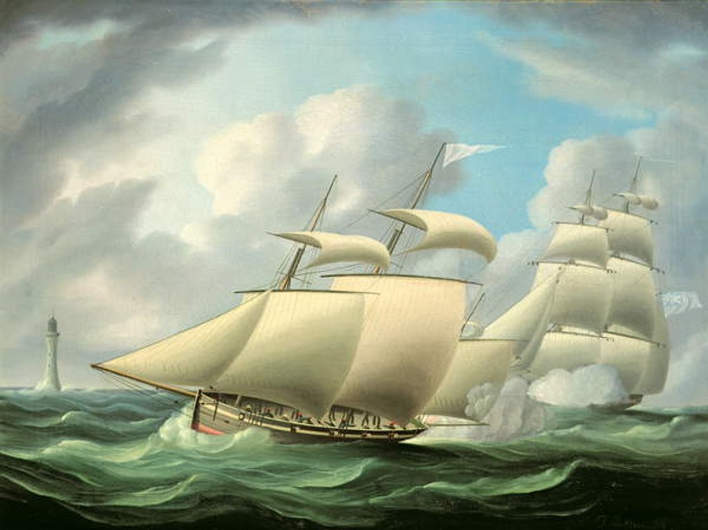 Detail of The Chase by Thomas Buttersworth