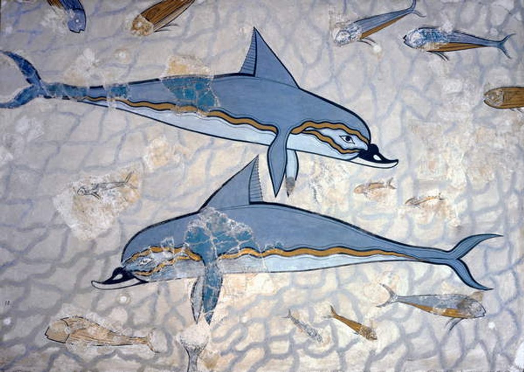 Detail of Dolphins by Greek Greek