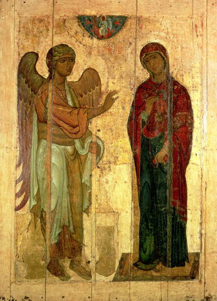 Detail of The Ustiug Annunciation, c.1130-40 by Novgorod School