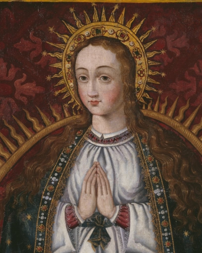 Detail of The Immaculate Conception by Spanish School