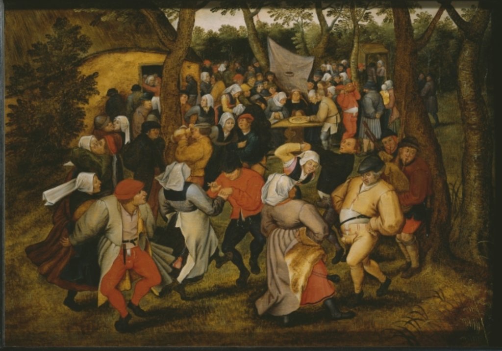 Detail of Open air wedding dance, 1610 by Pieter the Younger Brueghel