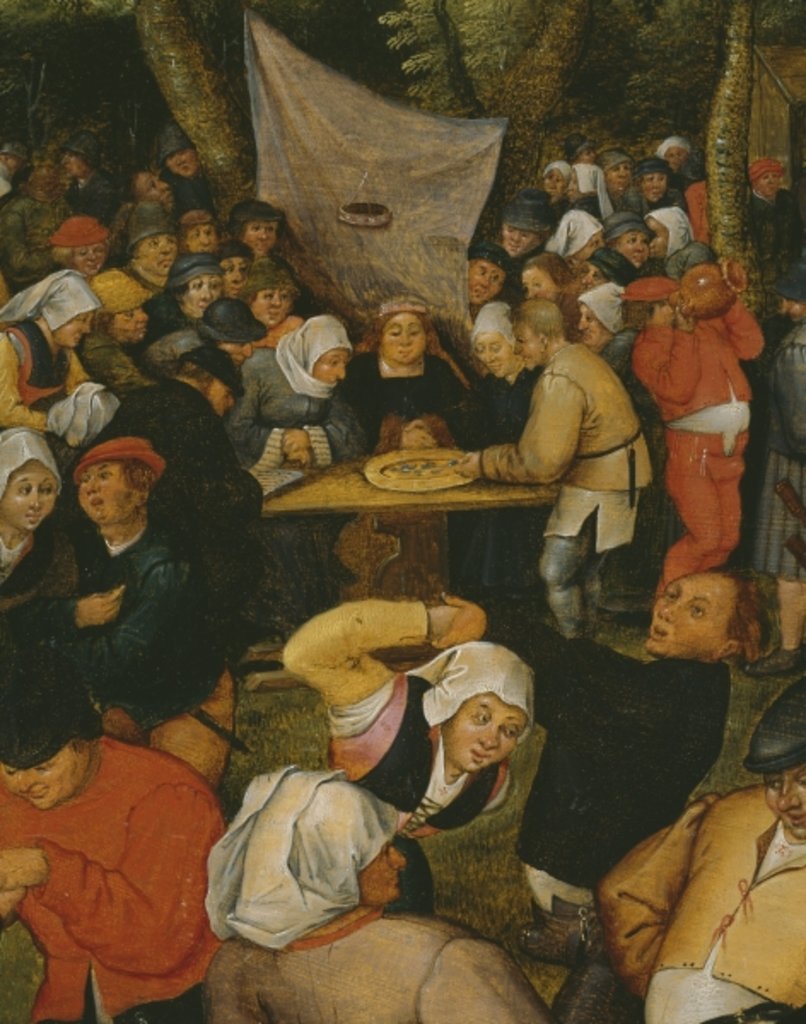 Detail of Open air wedding dance, 1610 by Pieter the Younger Brueghel