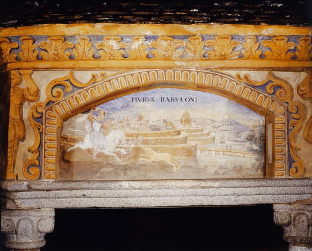 Detail of The Hanging Gardens of Babylon by Nikolaus Schiel