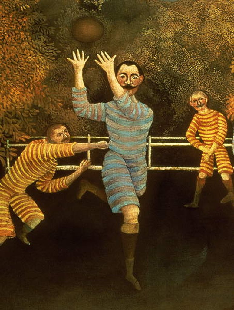 Detail of The Football players, 1908 by Henri J.F. (1844-1910) Rousseau