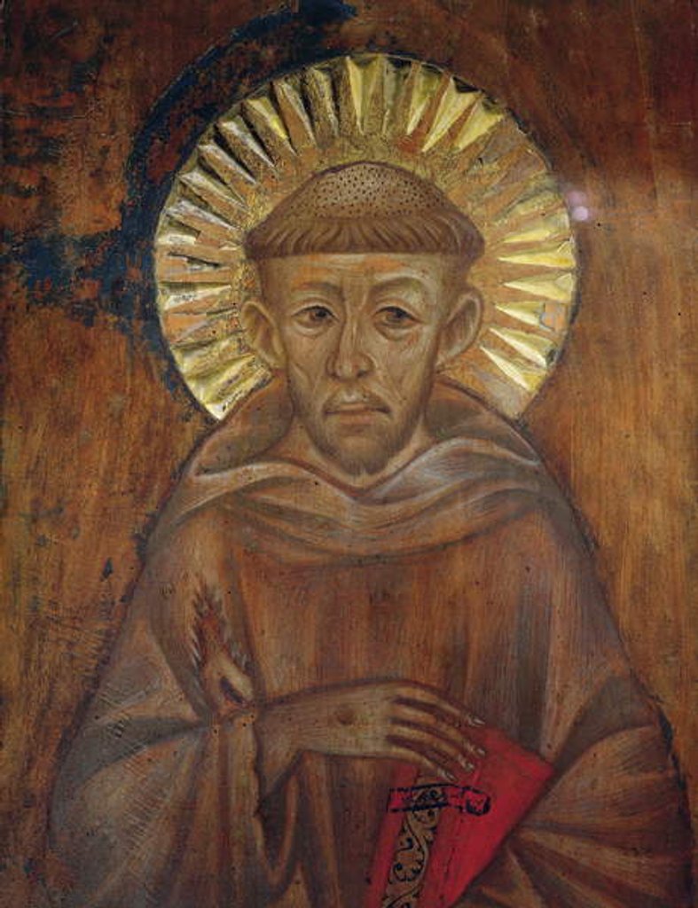 Detail of Portrait of St. Francis, c.1285 by Giovanni Cimabue