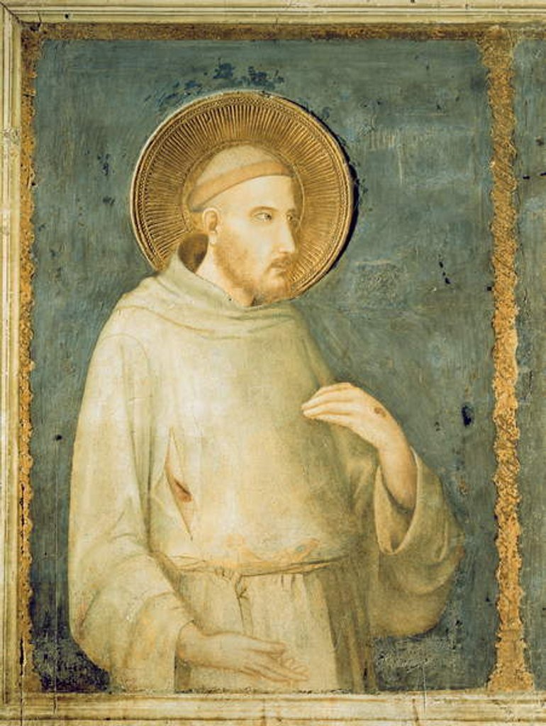 Detail of Saint Francis, 1318 by Simone Martini