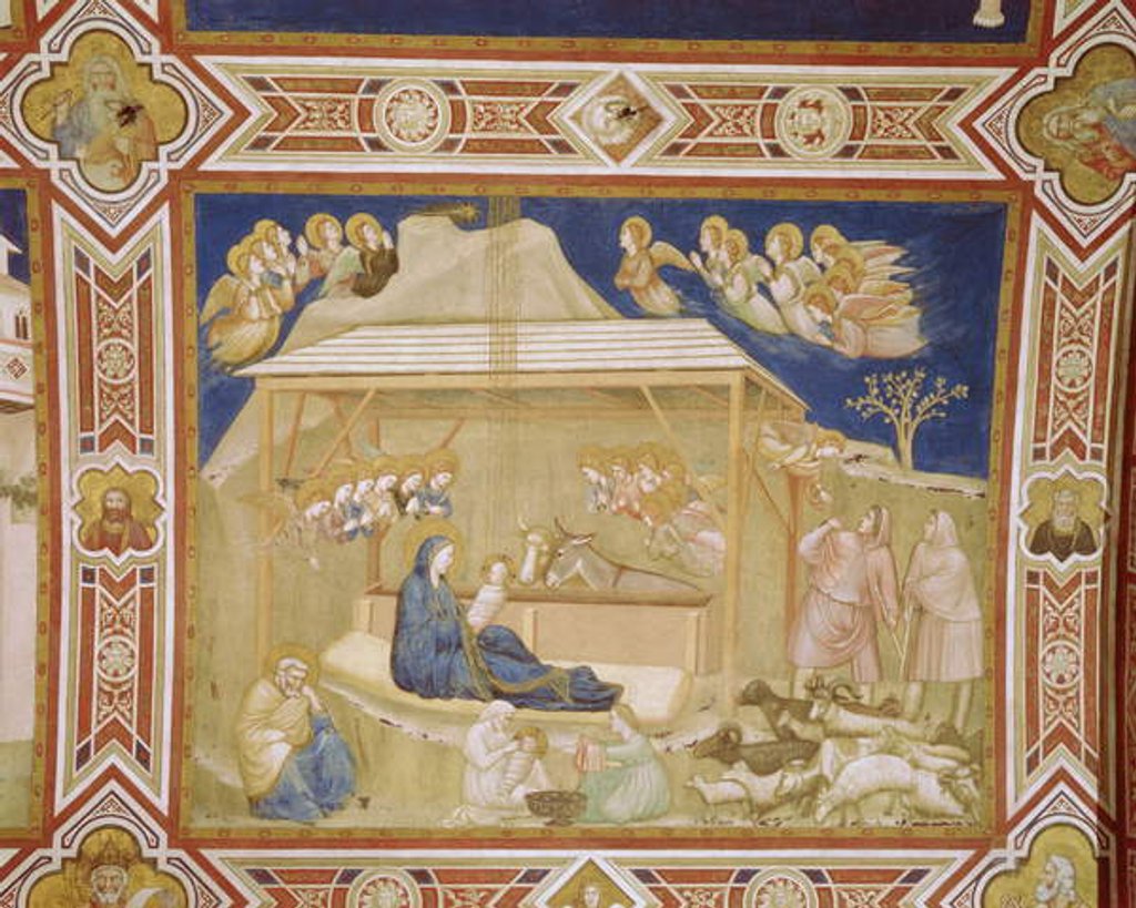 Detail of The Nativity by Giotto (c.1266-1337)