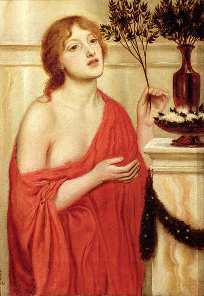 Detail of In the Temple of Venus, 1863 by Simeon Solomon