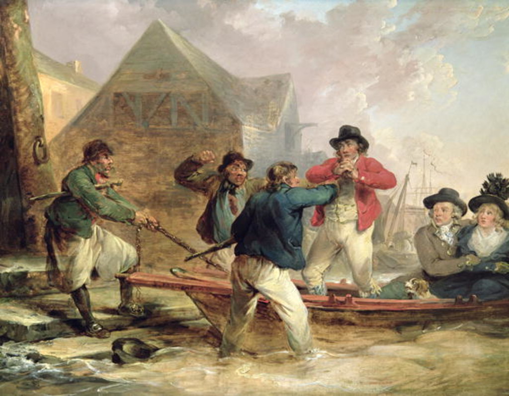 Detail of The Pressgang, 1790 by George Morland