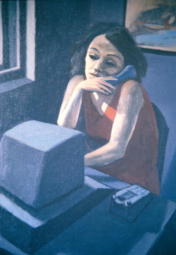 Detail of Phone Call by Robert Burkall Marsh