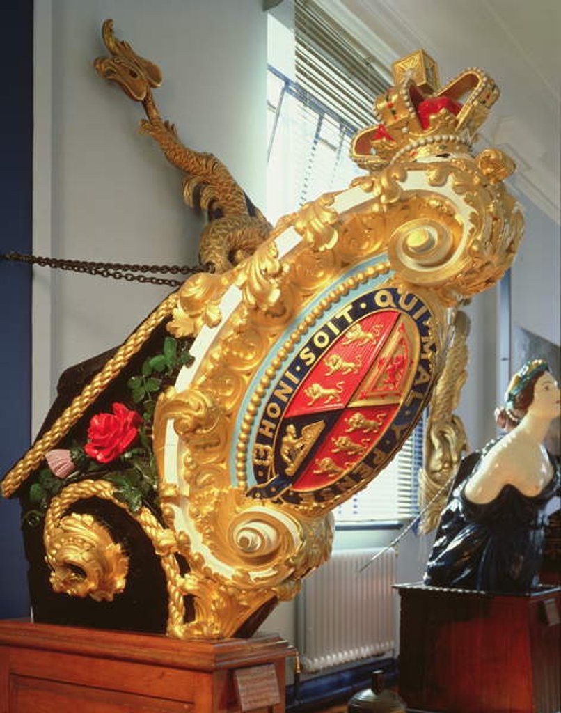 Detail of Figurehead of HMY Victoria and Albert II by English School