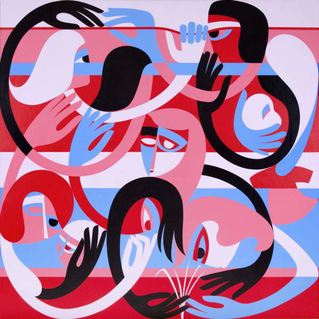 Detail of Blue Gate , 1985 by Ron Waddams