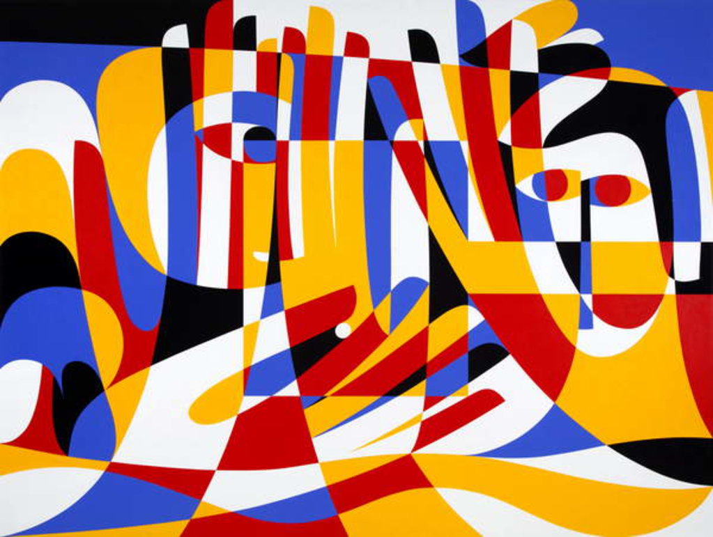 Detail of Peace Quintet Gentleness, 1991 by Ron Waddams