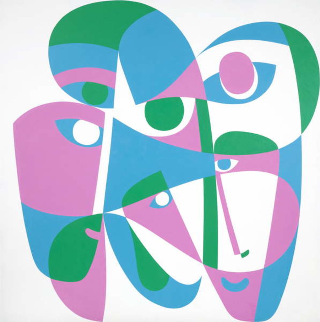 Detail of ‘Blest are those of a gentle spirit’, 2000 by Ron Waddams