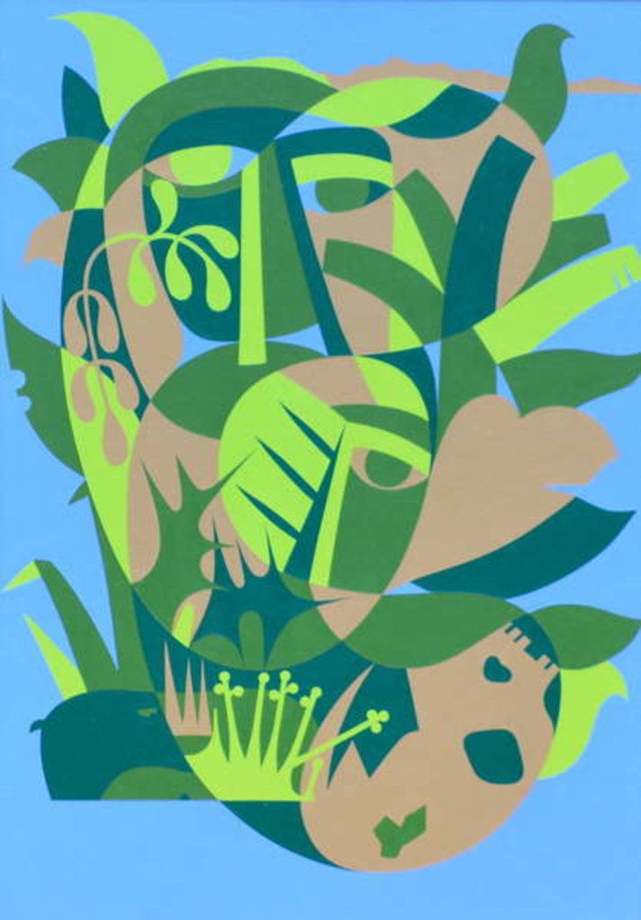 Detail of Herto man, 2003 by Ron Waddams