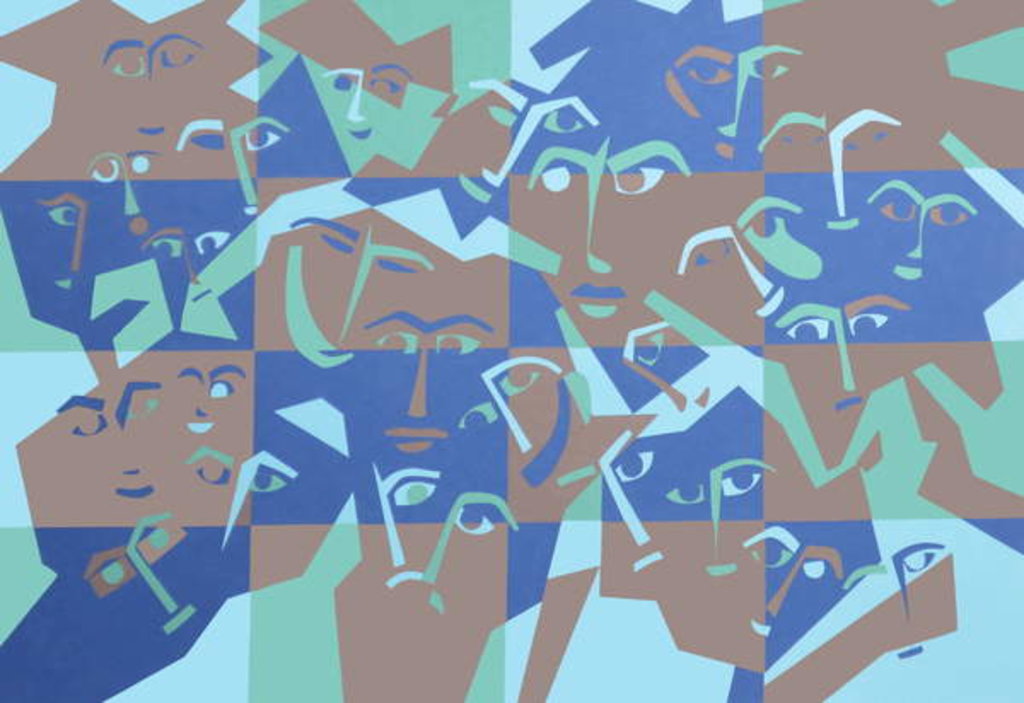 Detail of Earth planet/global village, 2004 by Ron Waddams