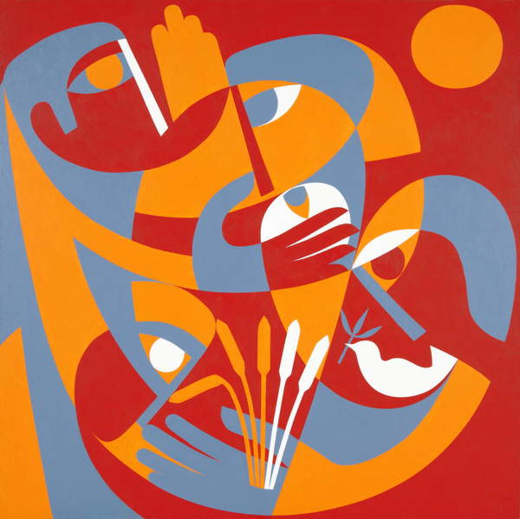 Detail of Ahimsa, 2007 by Ron Waddams