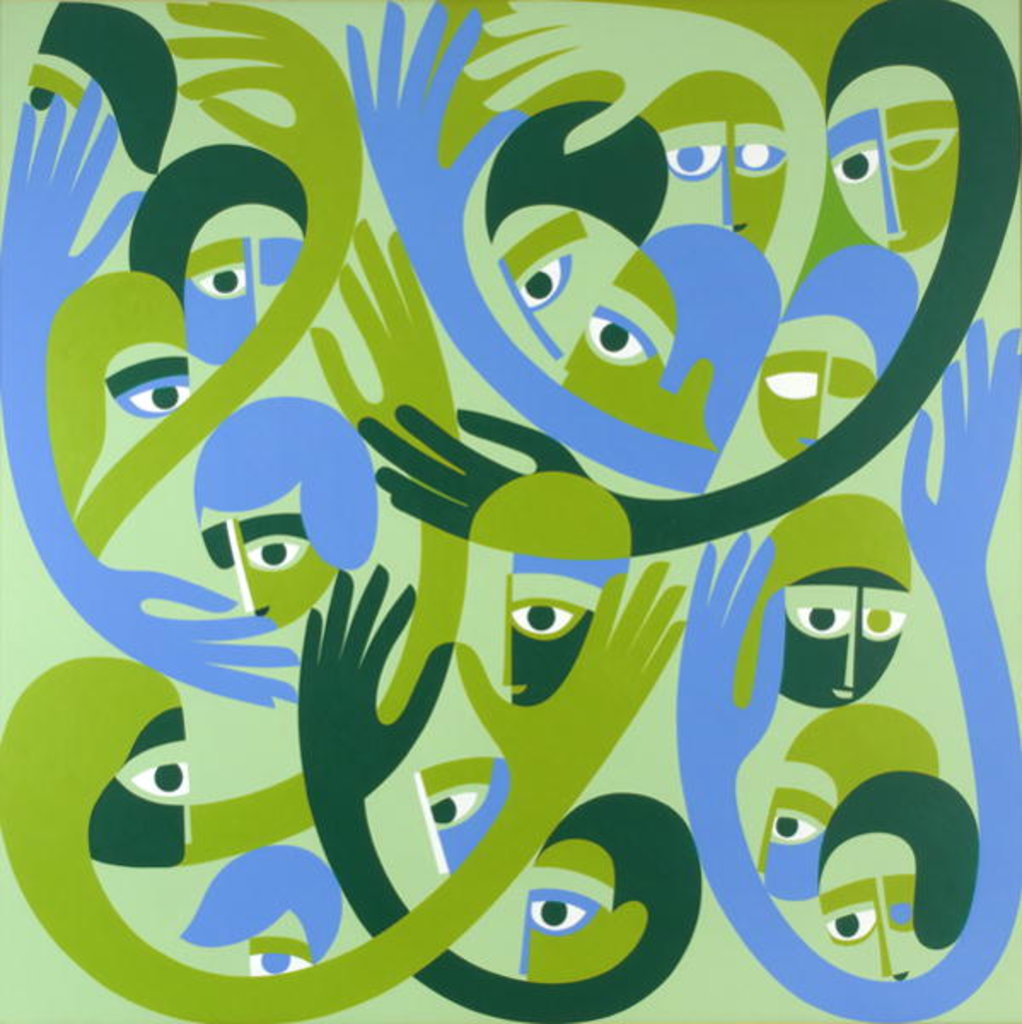 Detail of Cabbage Patch, 1983 by Ron Waddams