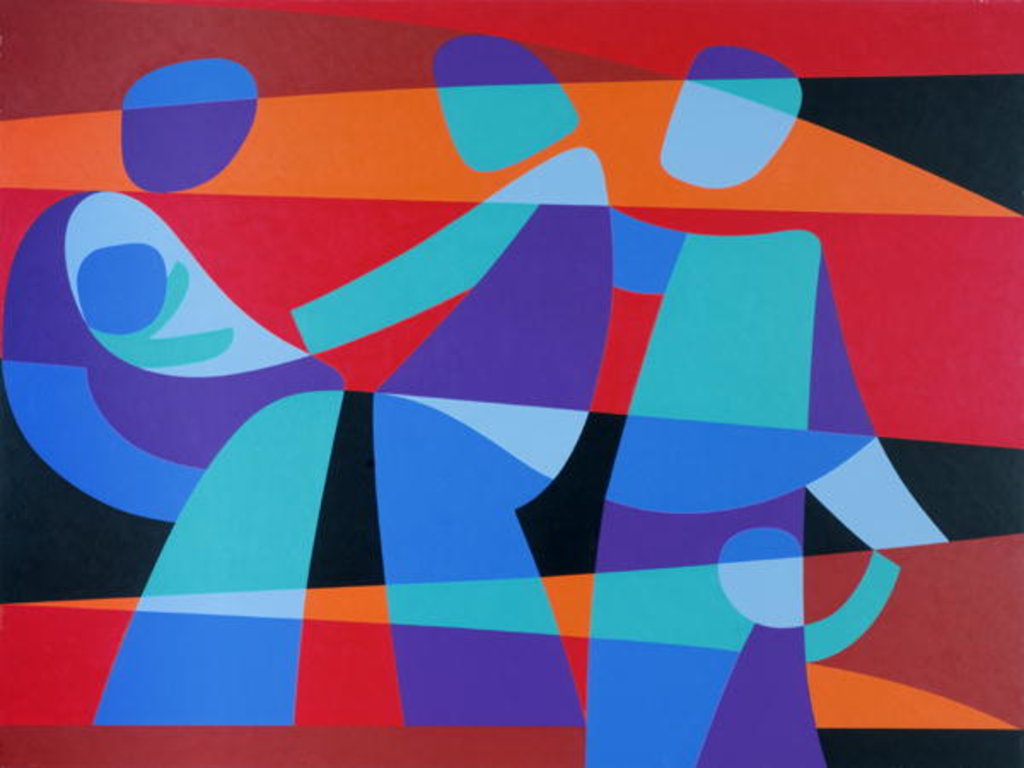 Detail of Teach us to sit still, 1989 by Ron Waddams