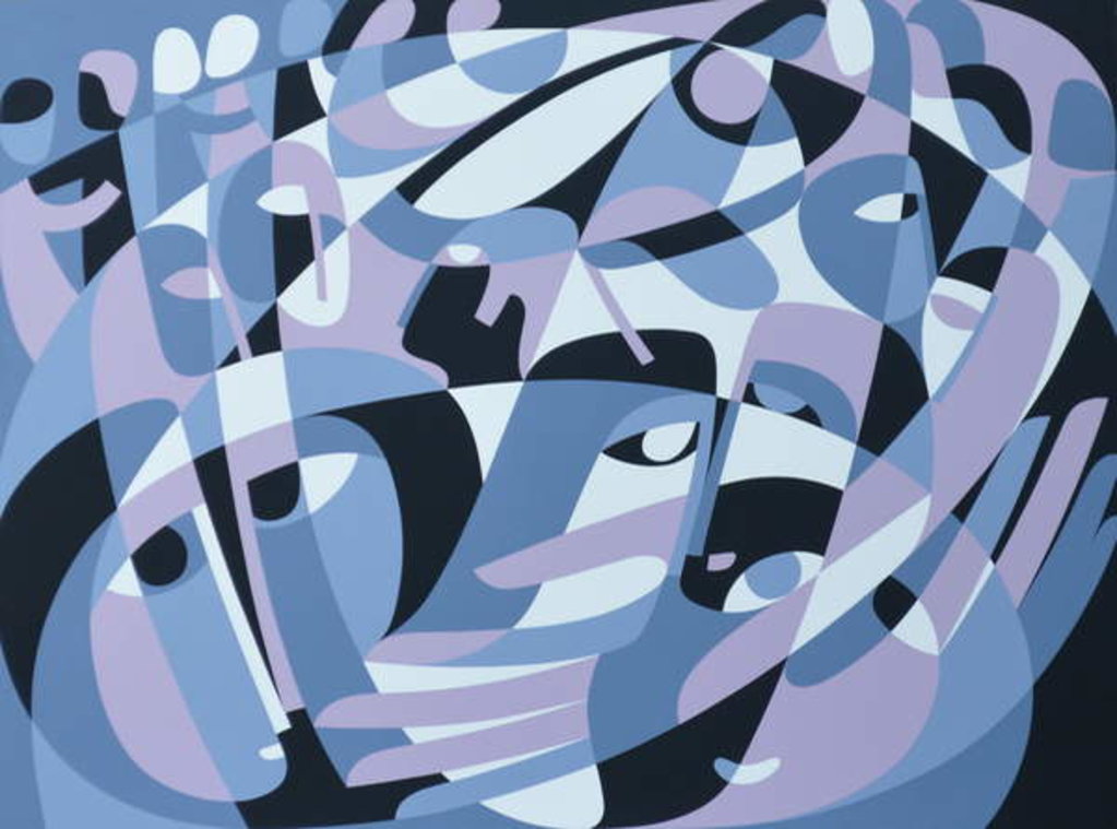Detail of Love Bridge Death, 1991 by Ron Waddams