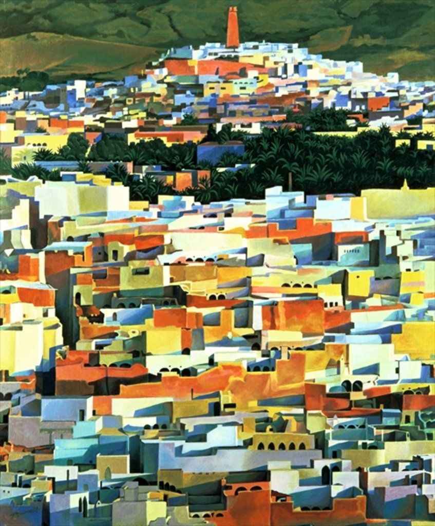 Detail of North African Townscape by Robert Tyndall
