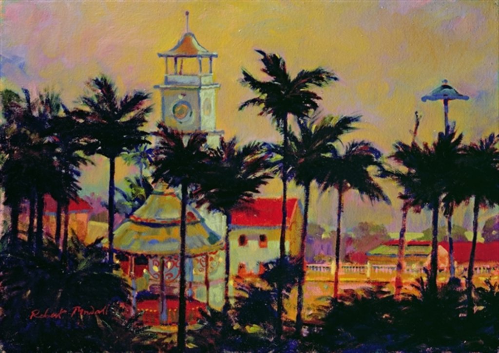 Detail of Main Square, Cuetzalan, Mexico by Robert Tyndall