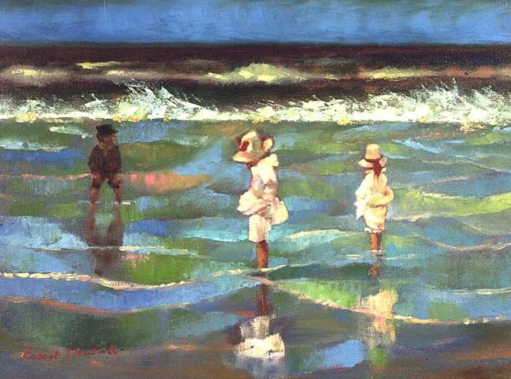 Detail of Paddling by Robert Tyndall
