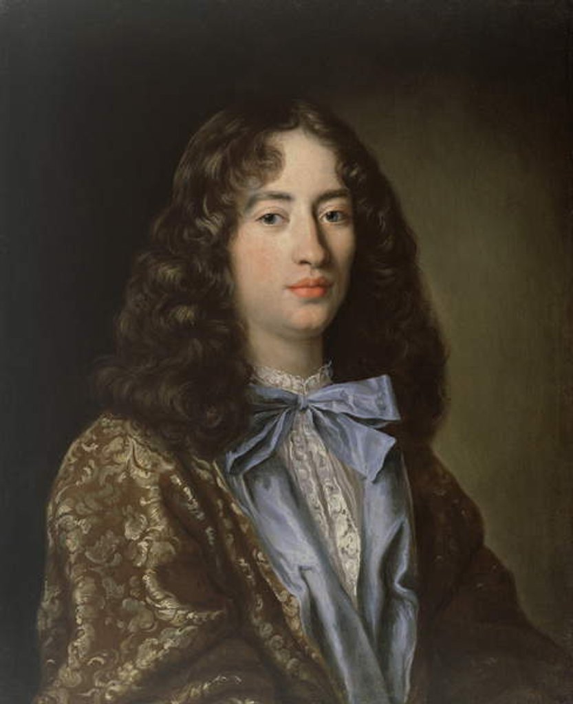 Detail of Portrait of a Young Gentleman by Pierre Mignard