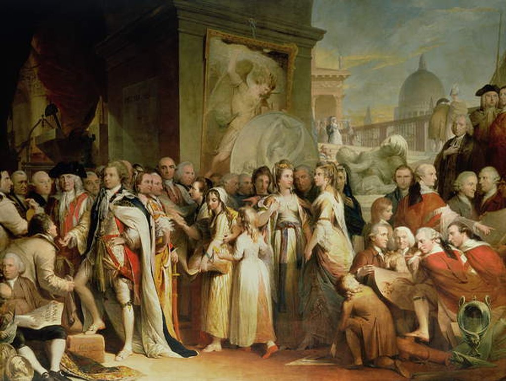 Detail of The Distribution of Premiums in the Society of Arts by James Barry