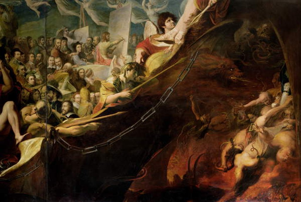 Detail of Elysium, or the State of Final Retribution by James Barry