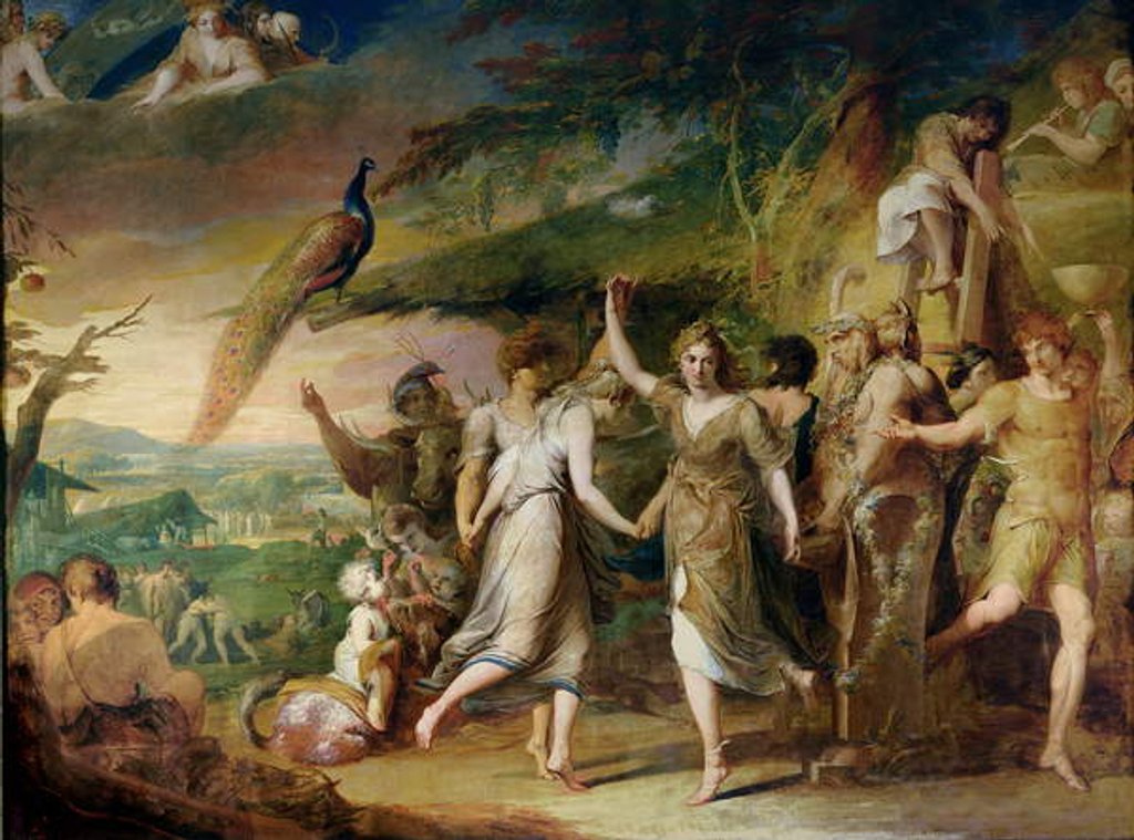Detail of A Grecian Harvest Home, or Thanksgiving to the Rural Deities, Ceres, Bacchus Sylvanus and Pan by James Barry
