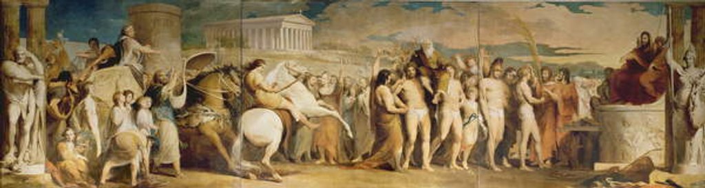 Detail of Crowning the Victors at Olympia by James Barry