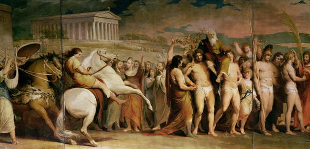 Detail of Crowning the Victors at Olympia by James Barry