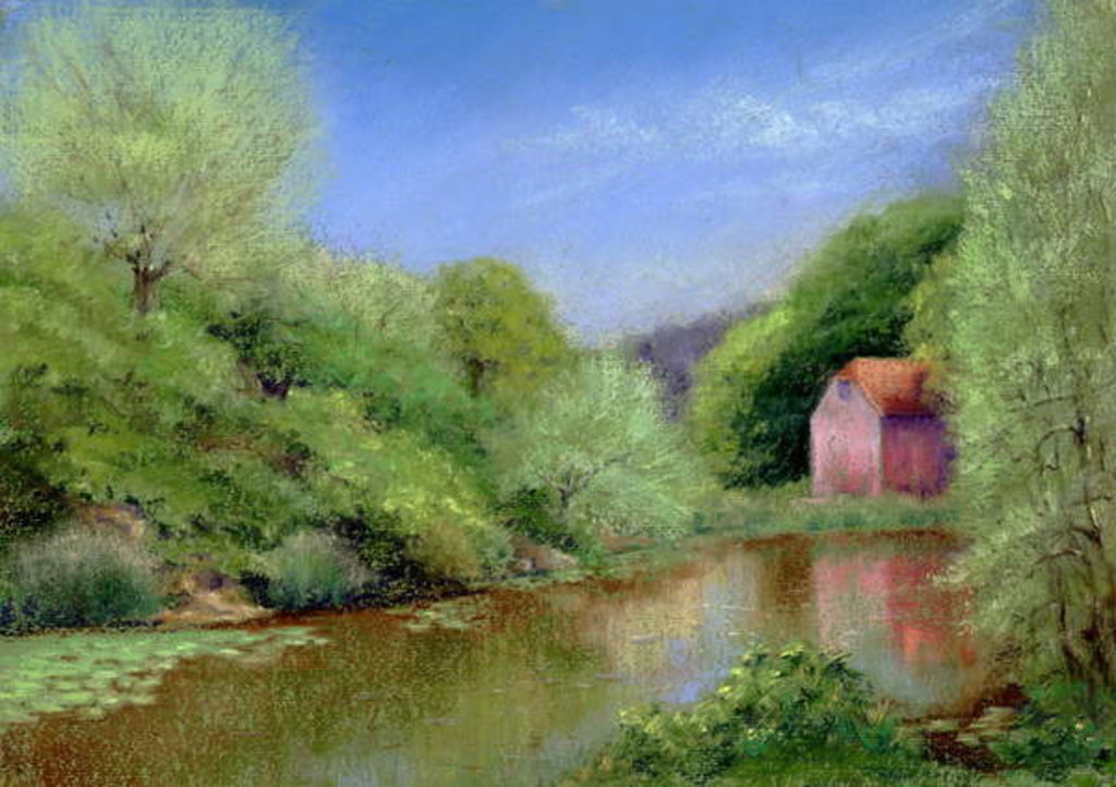 Detail of Down Stream to the Mill, 2010 by Anthony Rule