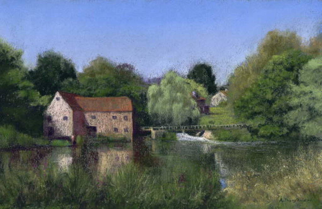 Detail of Mill on the Stour II, 2008 by Anthony Rule